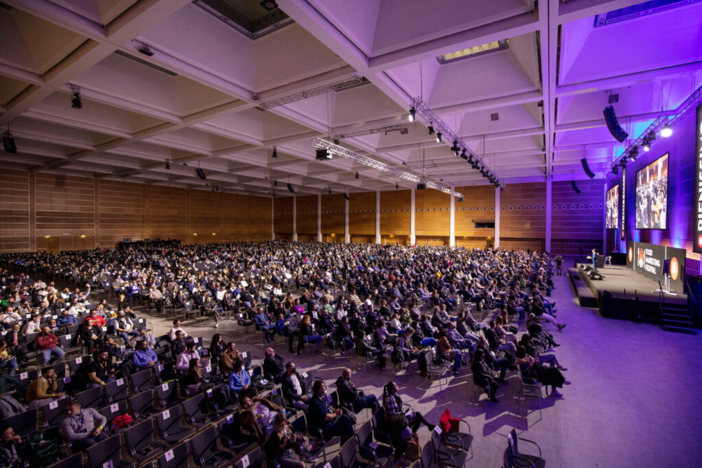Platea di ristoratori a un evento Pienissimo