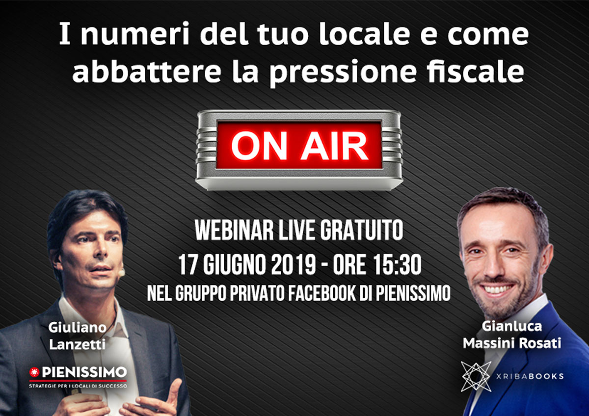 Al momento stai visualizzando [Webinar Live] I numeri del tuo locale e come abbattere la pressione fiscale