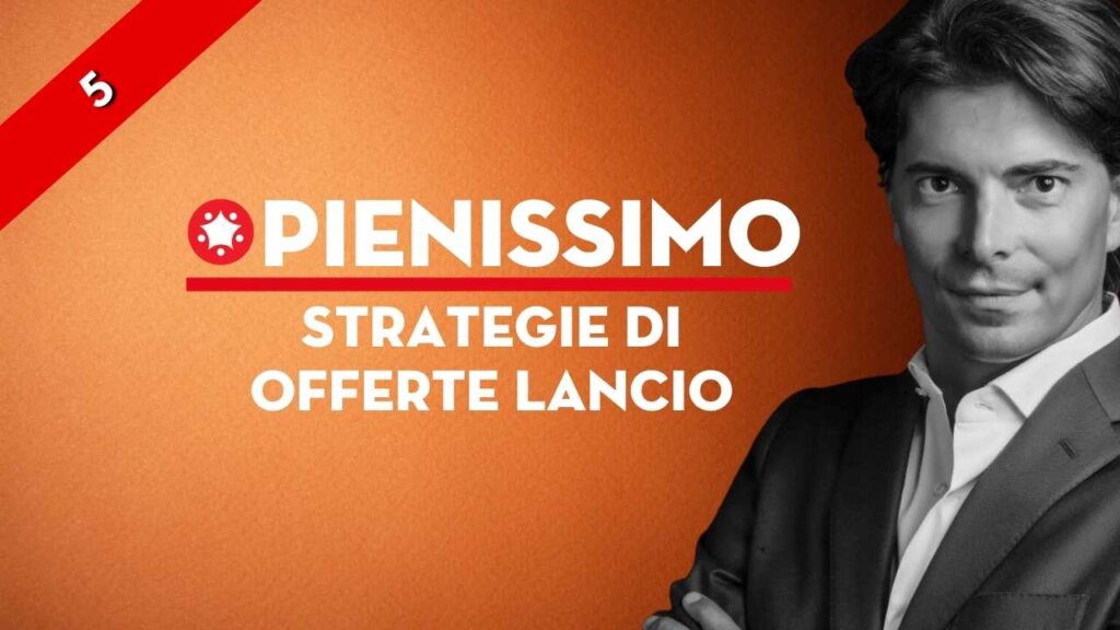 pienissimo strategie di offerte lancio, corso online, giuliano lanzetti