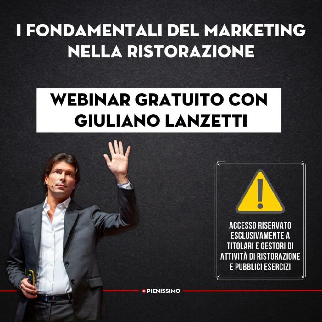 i fondamentali del marketing nella ristorazione, formazione, ristorazione, webinar gratuito ristorazione, marketing a risposta diretta