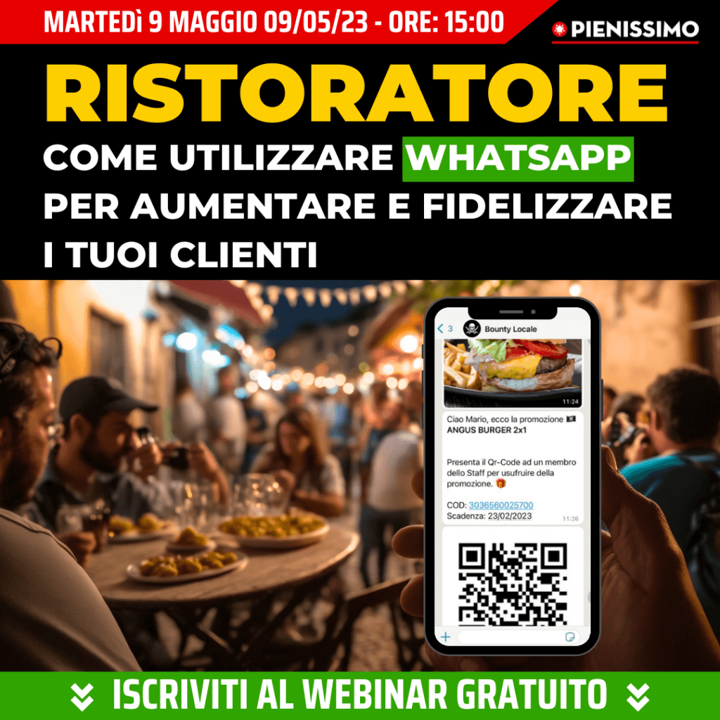 ristoratore come utilizzare whatsapp